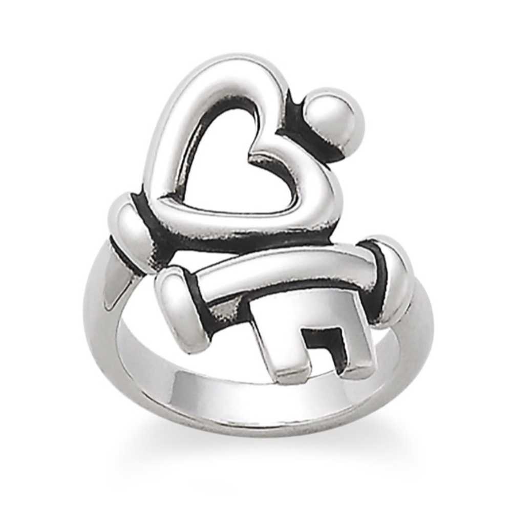James Avery Key to My Heart Ring